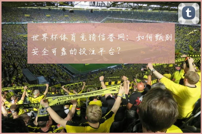世界杯体育竞猜信誉网：如何甄别安全可靠的投注平台？