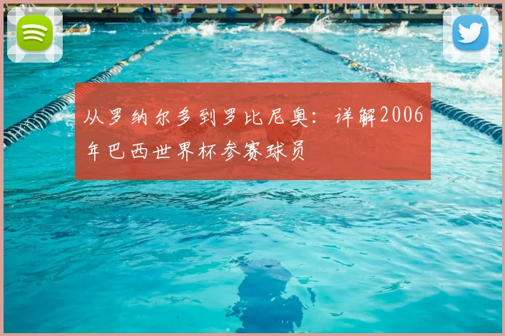 从罗纳尔多到罗比尼奥：详解2006年巴西世界杯参赛球员